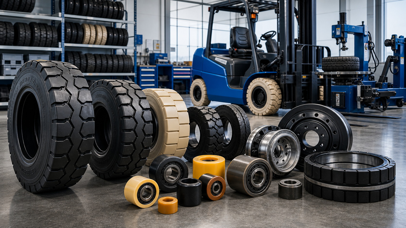 Pneus industriels et manutention